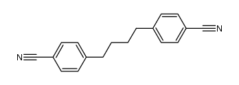 1,4-bis(4-cyanophenyl)butane Structure