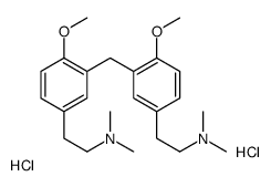 2-[3-[[5-[2-(dimethylamino)ethyl]-2-methoxyphenyl]methyl]-4-methoxyphenyl]-N,N-dimethylethanamine,dihydrochloride Structure