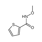 2-Thiophenecarboxamide,N-methoxy-(9CI) Structure