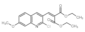 2-CHLORO-7-METHOXY-3-(2,2-DIETHOXYCARBONYL)VINYLQUINOLINE picture