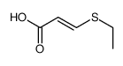 3-ethylsulfanylprop-2-enoic acid Structure