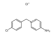 4-amino-1-(4-chloro-benzyl)-pyridinium chloride结构式