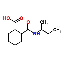 2-(sec-Butylcarbamoyl)cyclohexanecarboxylic acid Structure