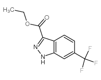 ethyl 6-(trifluoromethyl)-1H-indazole-3-carboxylate structure