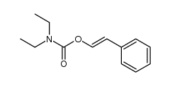 (E)-β-[(diethylcarbamoyl)oxy]styrene结构式