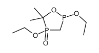 2,4-diethoxy-5,5-dimethyl-1,2,4λ5-oxadiphospholane 4-oxide结构式