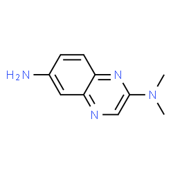 2,6-Quinoxalinediamine,N2,N2-dimethyl-(9CI) Structure