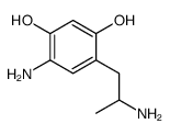 5-amino-2,4-dihydroxy-alpha-methylphenylethylamine结构式