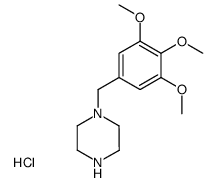 1-(3,4,5-Trimethoxy-benzyl)-piperazinedihydrochloride structure