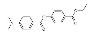 4-ethoxycarbonylphenyl 4-(dimethylamino)benzoate Structure