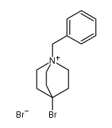 1-benzyl-4-bromo-quinuclidinium, bromide Structure