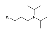 3-diisopropylamino-propane-1-thiol结构式