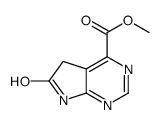 methyl 6-oxo-5,7-dihydropyrrolo[2,3-d]pyrimidine-4-carboxylate结构式