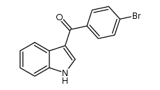 (4-bromophenyl)(1H-indol-3-yl)methanone Structure