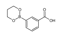 3-(1,3,2-dioxaborinan-2-yl)benzoic acid结构式