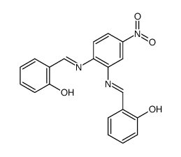 4-nitro-N,N'-disalicylidene-o-phenylenediamine Structure