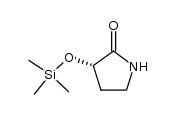 (S)-3-(trimethylsilyloxy)pyrrolidin-2-one Structure