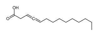 tetradeca-3,4-dienoic acid结构式