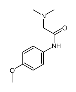 2-(dimethylamino)-N-(4-methoxyphenyl)acetamide Structure