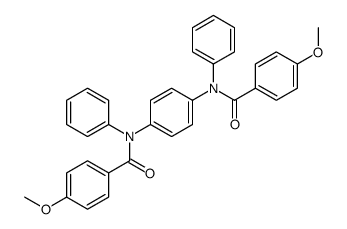 4-methoxy-N-[4-(N-(4-methoxybenzoyl)anilino)phenyl]-N-phenylbenzamide结构式