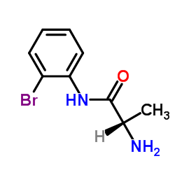 N-(2-Bromophenyl)alaninamide结构式