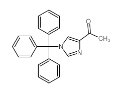 1-(1-Trityl-1H-imidazol-4-yl)-ethanone Structure