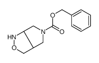 Tetrahydro-1H-pyrrolo[3,4-c]isoxazole-5(3H)-carboxylic acid phenylmethyl ester Structure