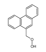 (9-phenanthryl)methyl hydroperoxide Structure