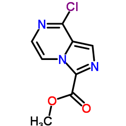 Methyl 8-chloroimidazo[1,5-a]pyrazine-3-carboxylate结构式