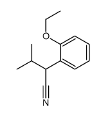 Benzeneacetonitrile, 2-ethoxy-alpha-(1-methylethyl)- (9CI) Structure