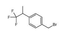 1-(bromomethyl)-4-(1,1,1-trifluoropropan-2-yl)benzene结构式