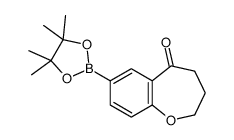 7-(4,4,5,5-tetramethyl-1,3,2-dioxaborolan-2-yl)-3,4-dihydro-2H-1-benzoxepin-5-one Structure