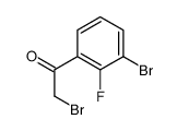 2-溴-1-(3-溴-2-氟苯基)乙酮结构式