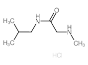 N-Isobutyl-2-(methylamino)acetamide hydrochloride Structure