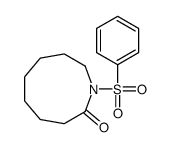 1-(benzenesulfonyl)azonan-2-one结构式