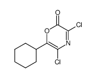 2H-1,4-Oxazin-2-one,3,5-dichloro-6-cyclohexyl- picture