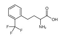 2-amino-4-[2-(trifluoromethyl)phenyl]butanoic acid Structure