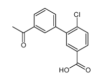 3-(3-acetylphenyl)-4-chlorobenzoic acid结构式