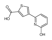 4-(6-oxo-1H-pyridin-2-yl)thiophene-2-carboxylic acid结构式