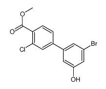 methyl 4-(3-bromo-5-hydroxyphenyl)-2-chlorobenzoate Structure