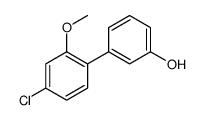 3-(4-chloro-2-methoxyphenyl)phenol Structure