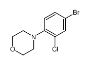 4-(4-Bromo-2-chlorophenyl)morpholine structure