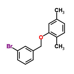 2-[(3-Bromobenzyl)oxy]-1,4-dimethylbenzene Structure