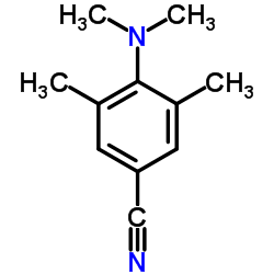 4-dimethylamino-3,5-dimethyl-benzonitrile结构式