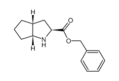 (1R,3S,5R)-2-AZABICYCLO[3.3.0]OCTANE-3-CARBOXYLIC ACID, BENZYL ESTER structure