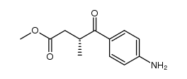 (R)-methyl 4-(4-aminophenyl)-3-methyl-4-oxobutanoate Structure
