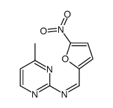 (E)-N-(4-methylpyrimidin-2-yl)-1-(5-nitrofuran-2-yl)methanimine Structure
