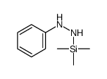 1-phenyl-2-trimethylsilylhydrazine Structure
