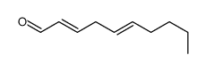 deca-2,5-dienal结构式