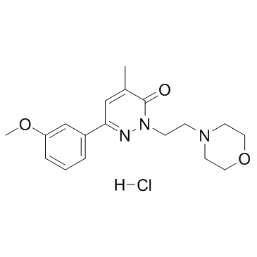 6-(3-Methoxyphenyl)-4-methyl-2-(2-morpholinoethyl)pyridazin-3(2H)-one hydrochloride picture